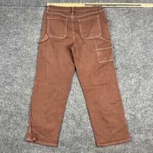 SO Carpenter Pants Mens Size 32W Brown High Rise Workwear Utility Straight